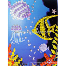 children mosaic foam sticker for fish